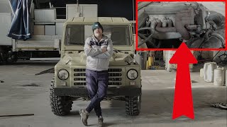 Come mettere il motore turbodiesel alla Campagnola Consigli per il montaggio Parte 1 di 2 [upl. by Enoid]