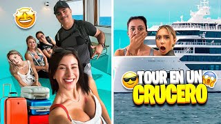 TOUR DEL CRUCERO SÚPER GRANDE😱🛳️ Primer video del crucero  Hermanas JM [upl. by Alastair]