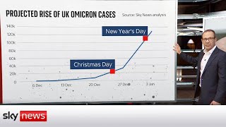 COVID19 Omicron cases could hit 100000 a day by January [upl. by Jacquelyn692]