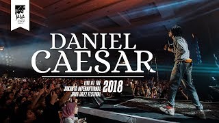 Daniel Caesar quotGet Youquot Live at Java Jazz Festival 2018 [upl. by Eimoan]