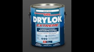 Using Drylok Extreme in the Basement [upl. by Eimmelc]