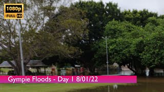 1080P FHD Gympie Floods  Day 1  08012022  Queensland  Australia [upl. by Rella521]