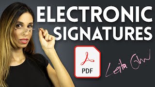 FREE Options to Sign PDF  Make an Electronic Signature [upl. by Sherrod148]