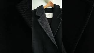 My Dream Coat Came True From ARITZIA The Slouch Coat In HERRINGBONE BLACKGR [upl. by Varhol253]