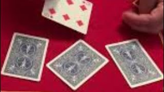 Alex Elmsley’s Four Card Trick  strong card magic trick impossible sleight of hand magic [upl. by Disharoon]