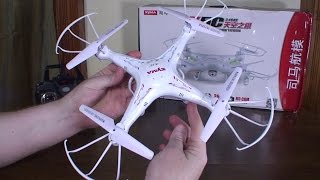 Syma  X5C Explorers  Review and Flight Indoors and Outdoors [upl. by Ittam]