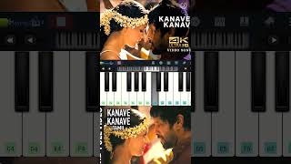 Kanave kanave song  piano  vikram easy keyboard  anirudh shorts ytshorts viral piano love [upl. by Ahk]