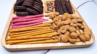 Filling platter with colorful sweets [upl. by Anirbys18]