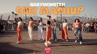 KPOP IN PUBLIC LA BABYMONSTER  2NE1 Mash Up REMIX  626 NIGHT MARKET  Dance Cover by PLAYGROUND [upl. by Ehttam]