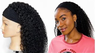 NO CLOSURE NEEDED  DIY HeadBand Wig [upl. by Frodeen]