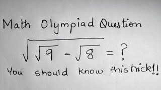 Luxembourg  Math Olympiad Question  You should know this trick [upl. by Lucine]