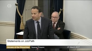 Seanad Debate  Item 3  JobPath Statements  Leo Varadkar 21317 480p [upl. by Nevil868]