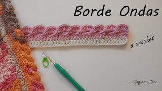 TUTORIAL MANTA BEBE CROCHET BORDE MANTA PUNTO BLOQUE TUTORIAL PASO A PASO COBIJA CROCHET COLORES [upl. by Adnolat528]