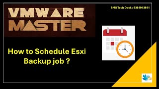 VMware Training  How to Schedule Esxi Backup  VMware Tutorial [upl. by Latton]