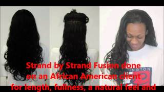 Strand by Strand Fusion Keratin Hair Extensions [upl. by Dame]