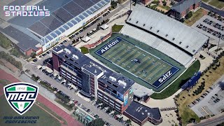 MidAmerican Conference College Football Stadiums [upl. by Ellehcsor]