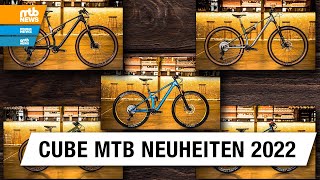 CUBE MTB Neuheiten 2022  das sind die neuen Cube Mountainbikes 2022 [upl. by Ytsanyd]