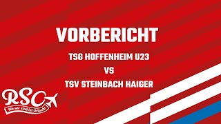 Vorbericht TSG Hoffenheim II  TSV Steinbach Haiger I RSO Reisen [upl. by Mulderig]