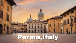 Parma 2024 Walking Tour in Italy  4K [upl. by Kristoforo435]