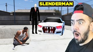 SLENDERMAN FRANKLININ ARABASINI GARAJINDAN KAÇIRDI  GTA 5 MODS [upl. by Karna]