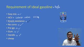 Lect 4 SI Engine fuel requirement and characteristics [upl. by Cynara]