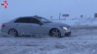 BMW xDrive v Audi Quattro v Mercedes Benz 4matic Snow [upl. by Akemehs]