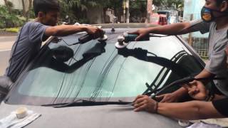 How to polish the windshield on your car [upl. by Luap]