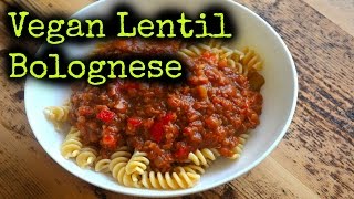 Vegan Lentil Bolognese [upl. by Gilmour]