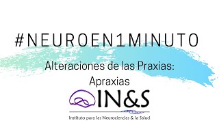 Neuroen1minuto Alteraciones de las Praxias Las Apraxias [upl. by Notsnhoj345]