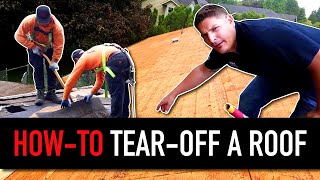 How to tear off a roof  DIY roofing [upl. by Veriee]