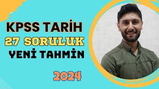 KPSS Tarih Yeni Tahmin 2024  KPSS LisansÖnlisans kpss kpss2024 [upl. by Adnalro183]