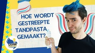 Hoe wordt gestreepte tandpasta gemaakt  Samir weet het [upl. by Nell]