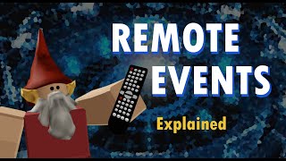 Remote Events Explained  Roblox Studio [upl. by Grous]