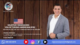 Solicitud y renovación de visa turismo americana b1b2 permiso de viajes a menoresvisadeturista [upl. by Airekal]