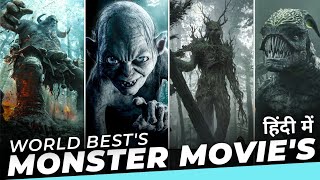 TOP 5 Greatest Giant Movie Monsters  Biggest Movie Monsters Explained in Hindi  Part  2 [upl. by Anayaran]