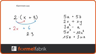 Terme vereinfachen Ausklammern – Training Nr 11 [upl. by Adnamma8]