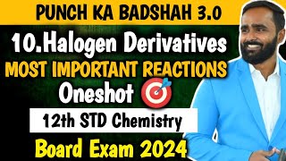 12th CHEMISTRY  Chapter 10 Halogen Derivatives  Oneshot 🎯  Easy Trick to Learn  BOARD EXAM 2024 [upl. by Seymour]