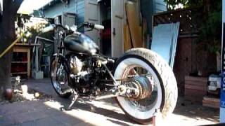 1985 Honda Rebel bobber Rocky theRebel with cocktail shaker mufflers [upl. by Weld]