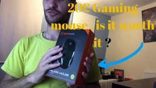 BLACK WEB WIRELESS GAMING MOUSE REVIEW [upl. by Odrareg]