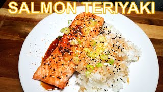 Super Easy Pan Fried Salmon Teriyaki [upl. by Geilich]