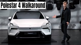 Polestar 4 Walkaround Europes Newest SUV Coupé Sensation [upl. by Leahcimed]