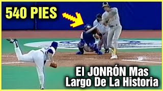 Así Fue El JONRON Mas Largo De La Historia En Las Grandes Ligas [upl. by Krauss]