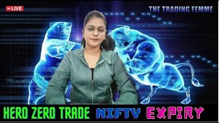 LIVE TRADING NIFTY50 EXPIRY  ZERO HERO TRADE  21 MARCH  thetradingfemme nifty50 banknifty [upl. by Shotton]