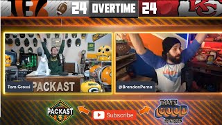 Live Reaction to the Bengals Game Winning Field Goal Against Chiefs AFCCG [upl. by Olrac]