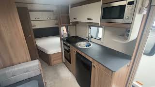 Used Swift Quattro fixed bed twin axle 6 berth caravan for sale at Duncan caravans [upl. by Ewold189]