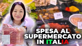 UNA GIAPPONESE AL SUPERMERCATO IN ITALIA Spesa al supermercato in Italia [upl. by Valorie]