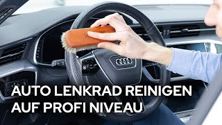 Wie reinige amp pflege ich das Auto LederLenkrad richtig Audi A6 Lenkrad nach 98000km wie NEU [upl. by Beaner274]