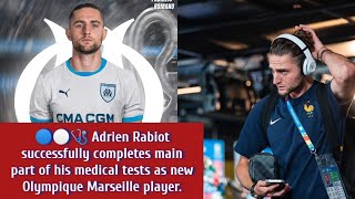 Adrien Rabiot successfully complete main part of his medical tests as new Olympique Marseille player [upl. by Ablasor495]