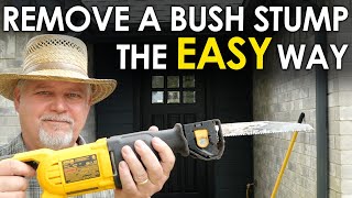 The EASY Way to Remove a Bush Stump  Black Gumbo [upl. by Os963]