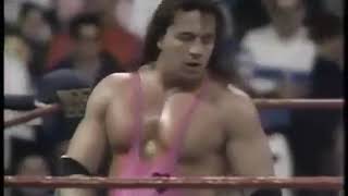 Bret Hart vs The Genius WWF Wrestling Challenge 4211991 [upl. by Hannon]